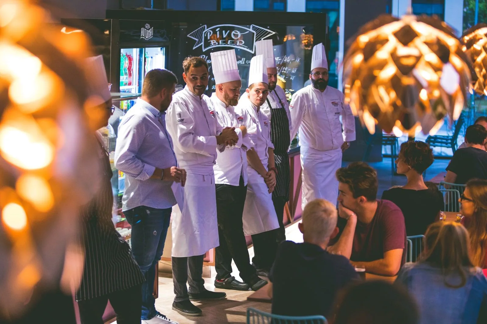 Tým Perfect Catering během společenské akce
